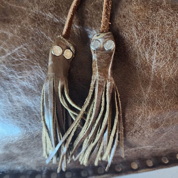 Vintage Large Leather Hobo "EUC" - Picture 15 of 16